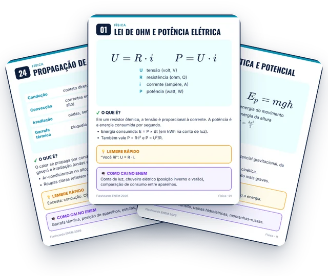 Flashcards de Física